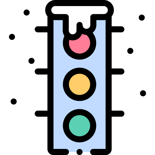 straßenlichter Detailed Rounded Lineal color icon
