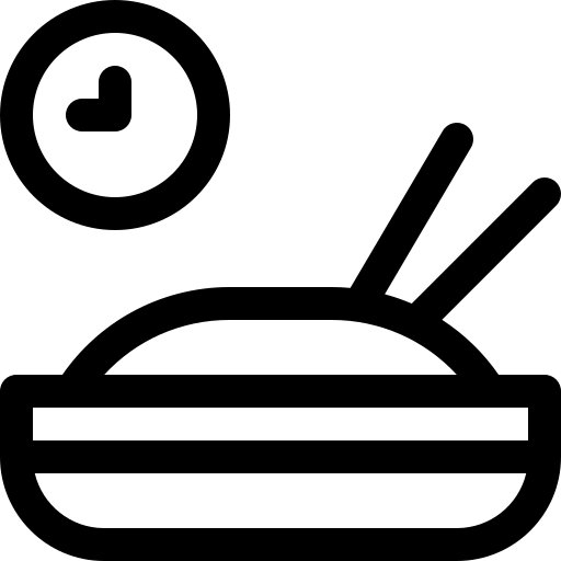 mangiare Basic Rounded Lineal icona