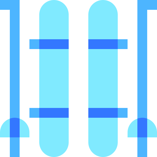 스키 폴 Basic Sheer Flat icon
