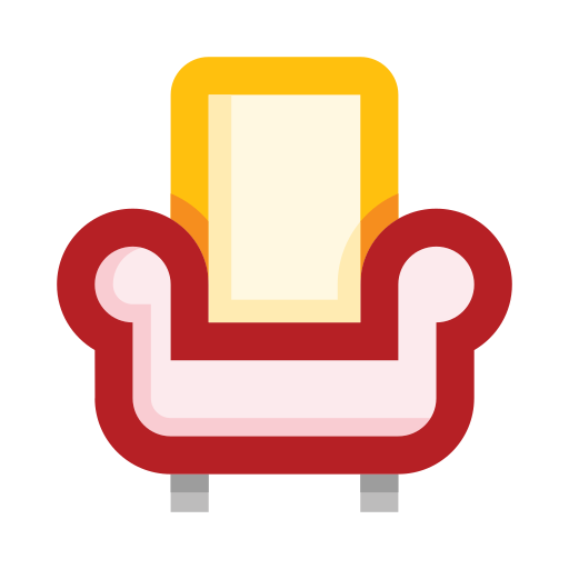 sillón edt.im Lineal color icono