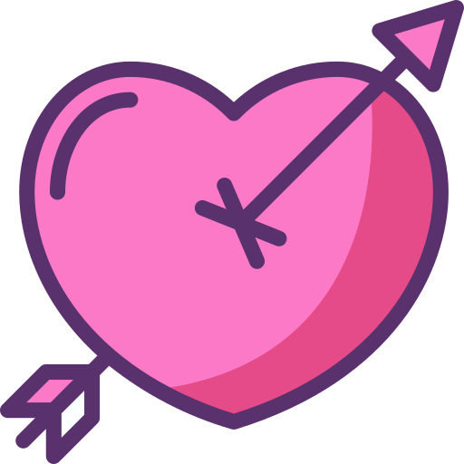 Heart Generic Outline Color icon