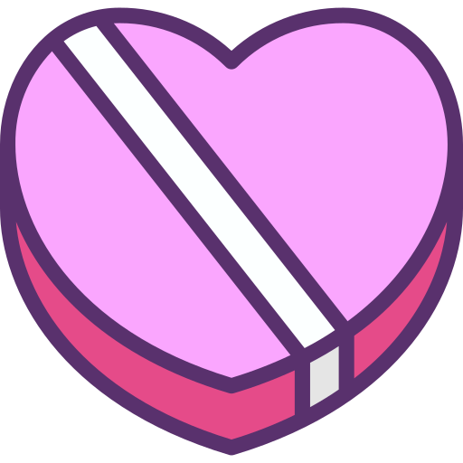 Коробка сердца Generic Outline Color иконка
