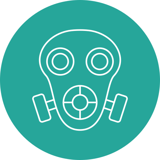 máscara de gas Generic Circular icono