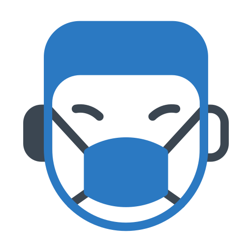 mascara facial Generic Blue icono