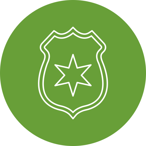 distintivo de polícia Generic Circular Ícone