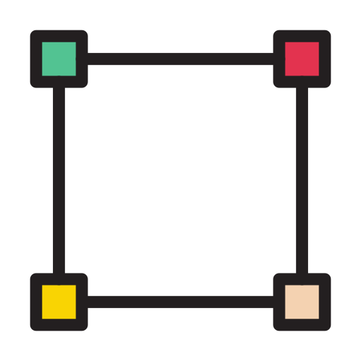 rama Vector Stall Lineal Color ikona