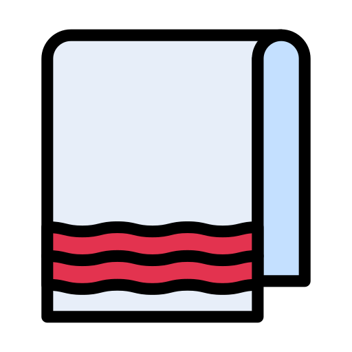 タオル Vector Stall Lineal Color icon