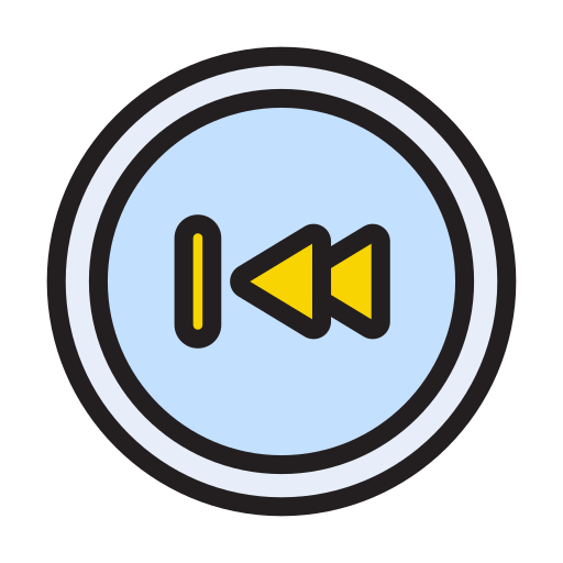 zurück-button Vector Stall Lineal Color icon