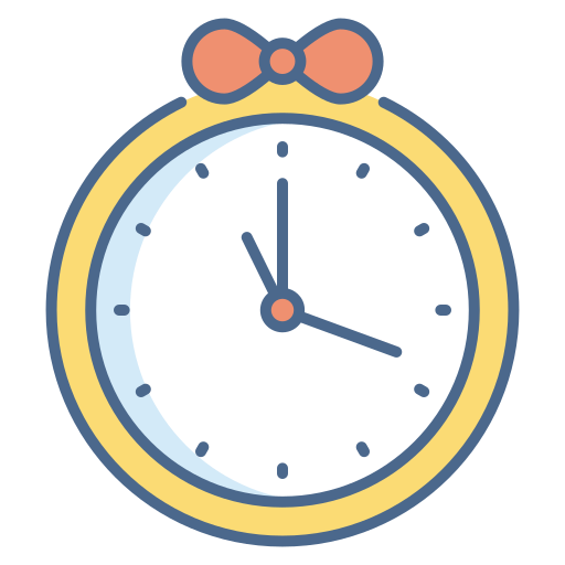 시계 Generic Outline Color icon