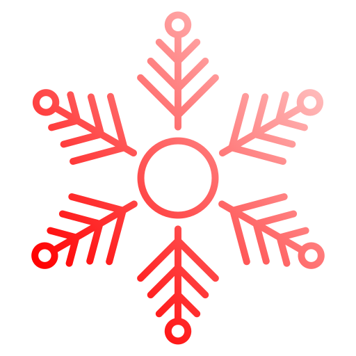 雪の結晶 Generic Gradient icon