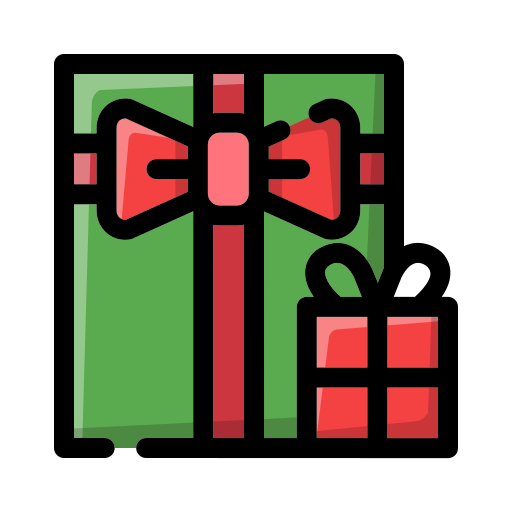 regalo de navidad Generic Outline Color icono