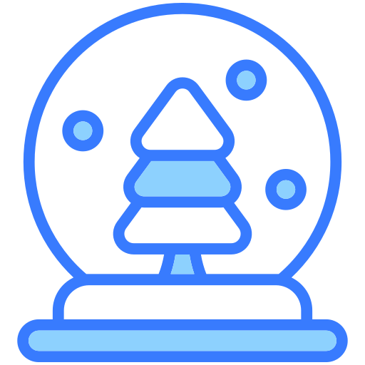 Śnieżna kula Generic Blue ikona