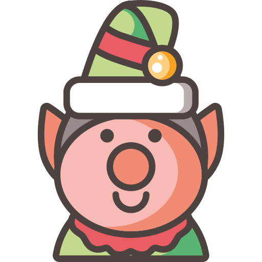 Santa elf Generic Outline Color icon