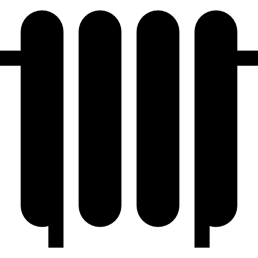 ヒータ Basic Straight Filled icon