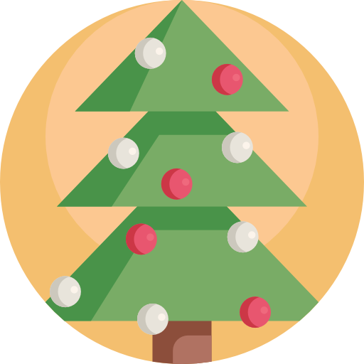weihnachtsbaum Detailed Flat Circular Flat icon