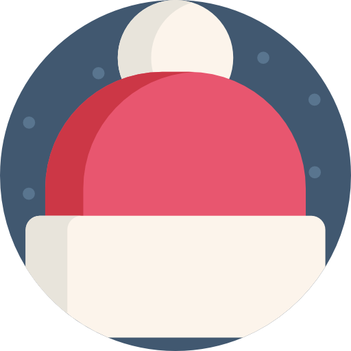 wintermütze Detailed Flat Circular Flat icon