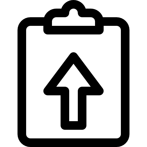 schowek Basic Rounded Lineal ikona