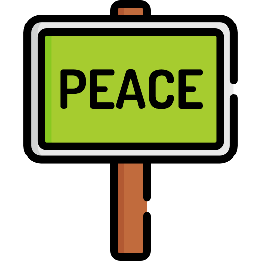 paz Special Lineal color icono
