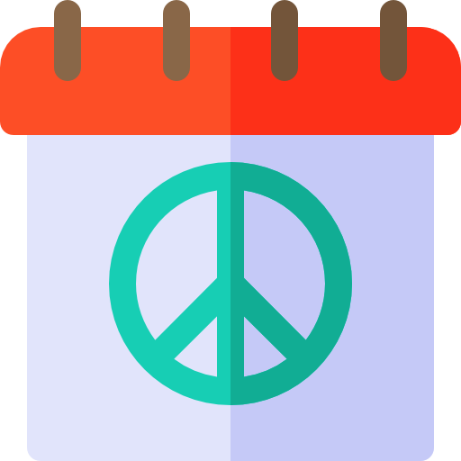 Peace Basic Rounded Flat icon