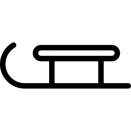 trineo Pixel Perfect Lineal icono