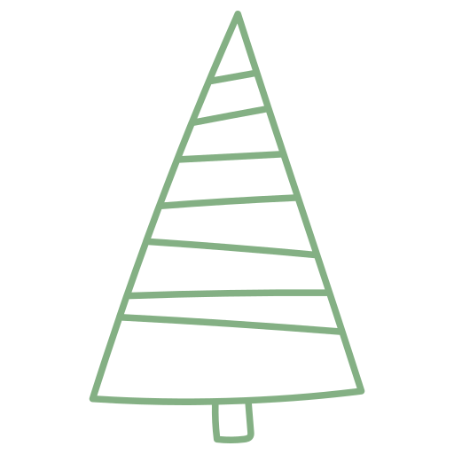 Рождественская елка Generic Hand Drawn Color иконка