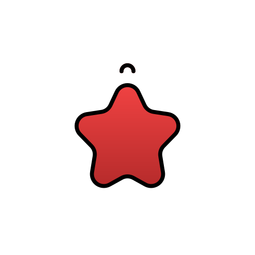 Star Generic Thin Outline Color icon