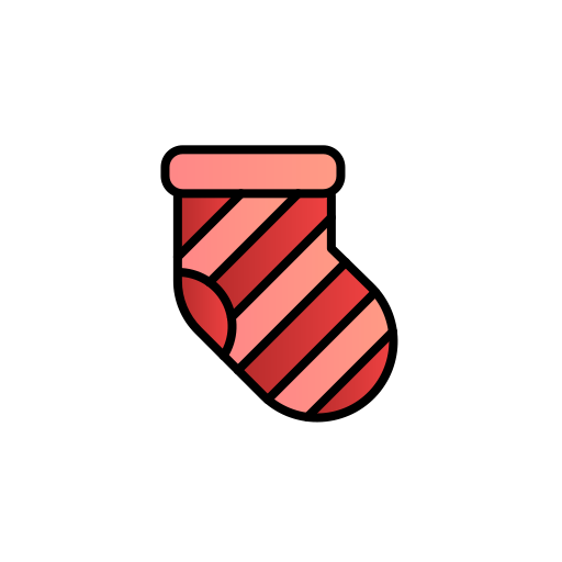 Sock Generic Thin Outline Color icon