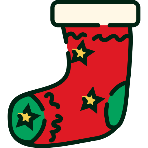 Рождественский носок Generic Outline Color иконка