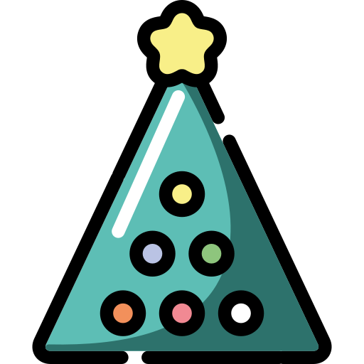 Christmas tree Generic Outline Color icon