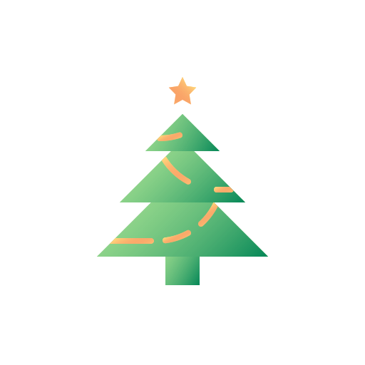 Christmas tree Generic Flat Gradient icon