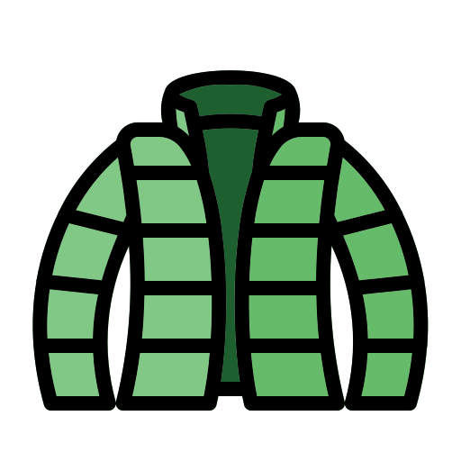chaqueta de invierno Generic Outline Color icono