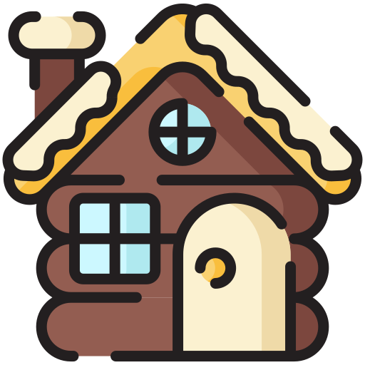 Wood house Generic Outline Color icon