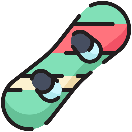 snowboard Generic Outline Color icon