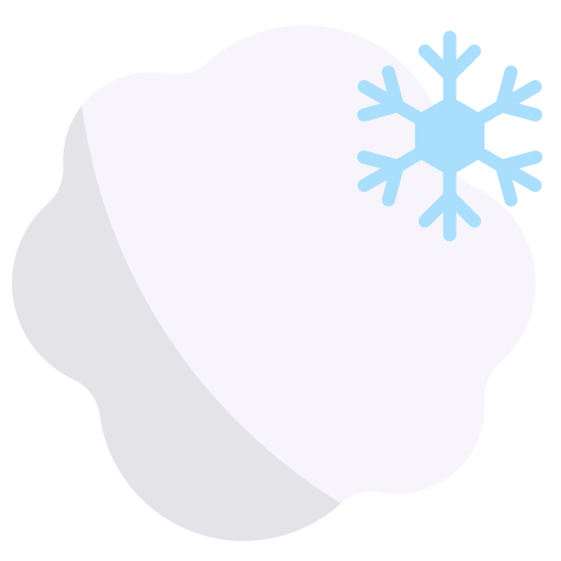 sneeuwbal Generic Flat icoon