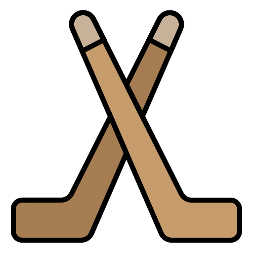 Хоккейная шайба Generic Outline Color иконка