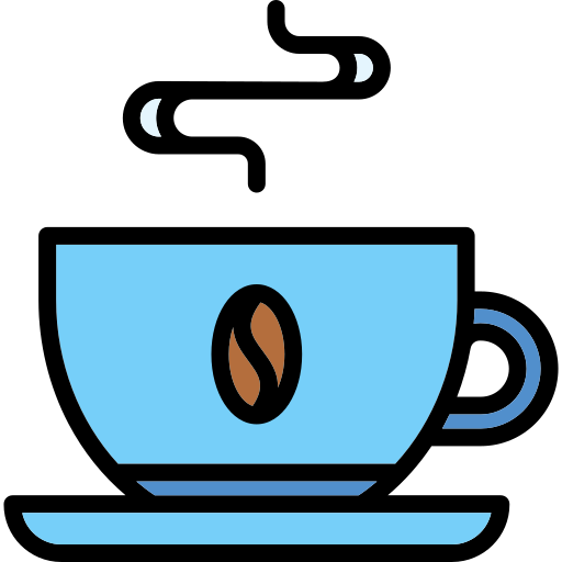 café caliente Generic Outline Color icono