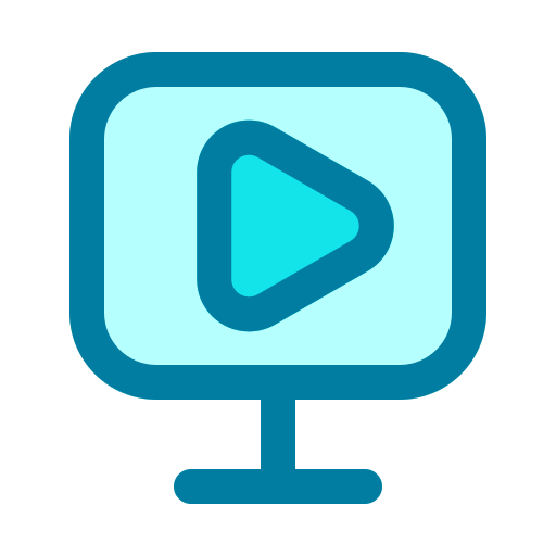 videoadvertentie Generic Blue icoon
