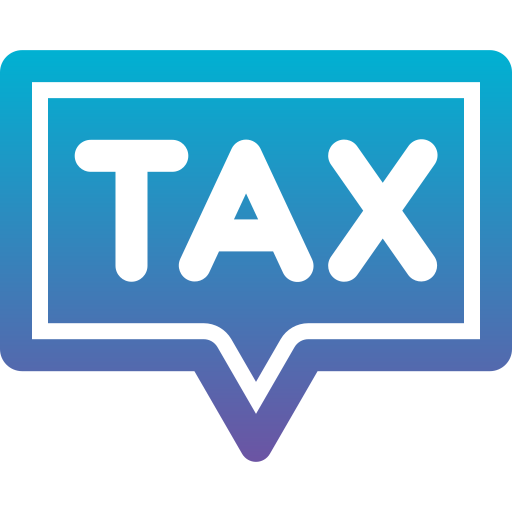 impostos Generic Flat Gradient Ícone