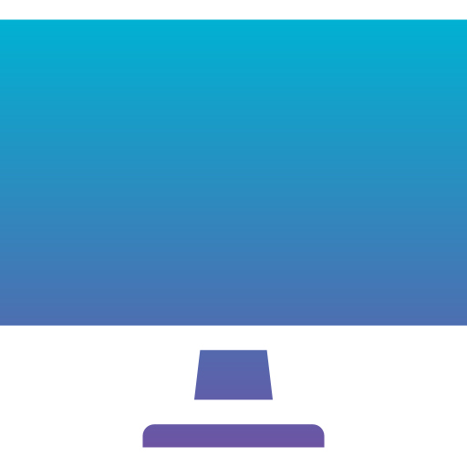 computadora Generic Flat Gradient icono