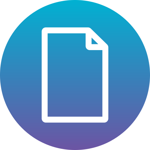 문서 Generic Flat Gradient icon