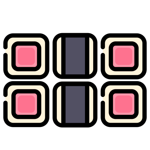 rolka sushi Generic Outline Color ikona