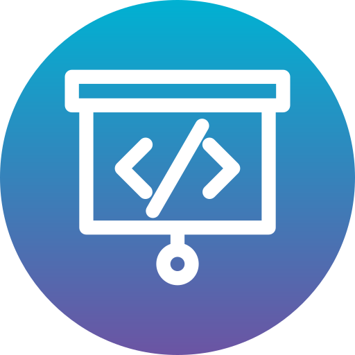 コーディング Generic Flat Gradient icon