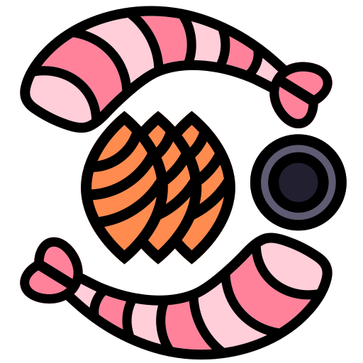 sashimi Generic Outline Color icona