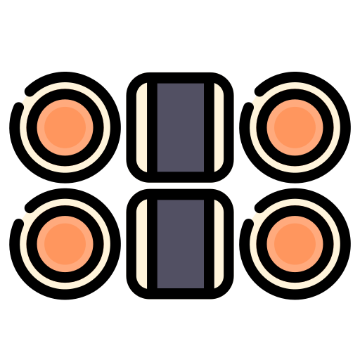 rolka sushi Generic Outline Color ikona