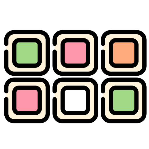 rollo de sushi Generic Outline Color icono