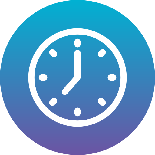 Clock Generic Flat Gradient icon