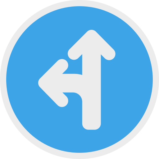 Two way Generic Flat icon