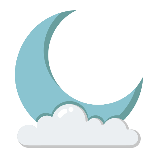 曇りの夜 Generic Flat icon