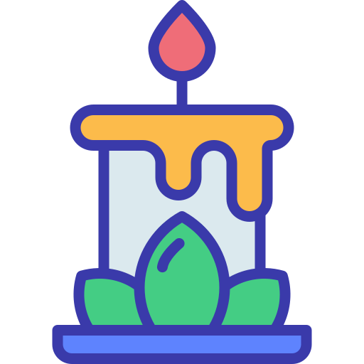 candela aromatica Generic Outline Color icona