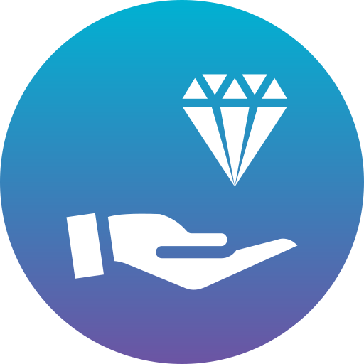 diamant Generic Flat Gradient icoon